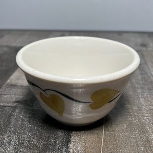 Vintage 50's Syracuse Restaurant Ware Soup Cup Yellow Leaf Design